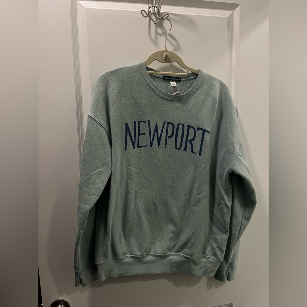 Kiel James Patrick crew neck turquoise